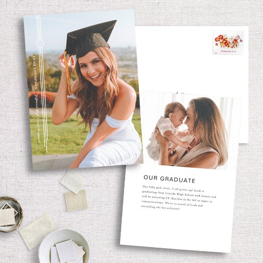 2023 Ankündigung des Abschlusses "Modernes Tassel-