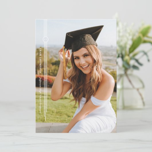 2023 Ankündigung des Abschlusses "Modernes Tassel- (Stehend Vorderseite)