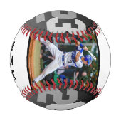 2023 Athlete Black Ombre Abschluss Foto Baseball (Rückseite)