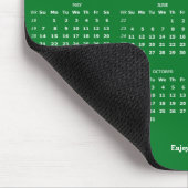 2023 auf der grünen und weißen Maus Pad Mousepad (Ecke)