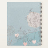 2023 Baby Blue Calendar Journal , 6 benutzerdefini Planer (Rückseite)
