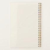 2023 Beige wöchentlich Monatlicher, nicht terminie Planer (Rückseite)