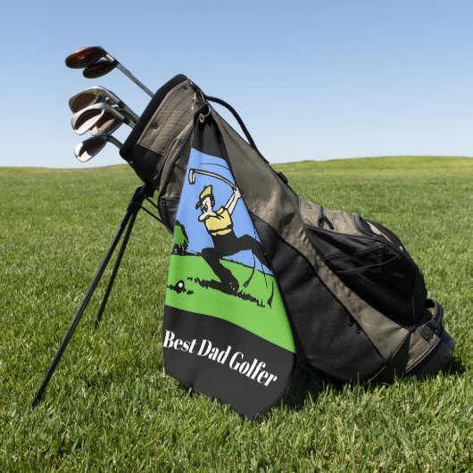 2023 Bester Vater Golfer Golf Handtuch (Gras)