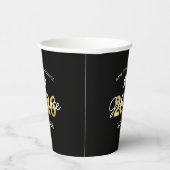 2023 Black Gold Graduation Party Paper Cups Pappbecher (Rechts)