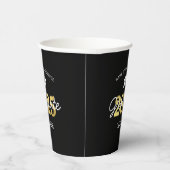 2023 Black Gold Graduation Party Paper Cups Pappbecher (Rechts)