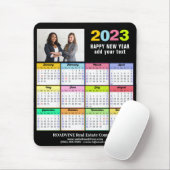 2023 Calendar Business Foto Custom Modern Mousepad (Mit Mouse)