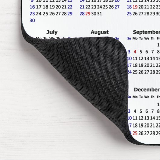 2023 Calendar Business Foto Firmenlogo Benutzerdef Mousepad (Ecke)
