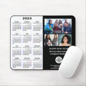 2023 Calendar Business Foto Firmenlogo Benutzerdef Mousepad (Mit Mouse)