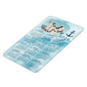 2023 Calendar Coastal Family Foto Magnet (Linke Seite)