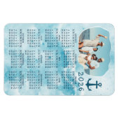 2023 Calendar Coastal Family Foto Magnet (Horizontal)