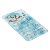 2023 Calendar Coastal Family Foto Magnet (Rechte Seite)