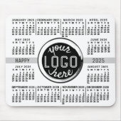 2023 Calendar Custom Business Logo Text Easy White Mousepad (Vorne)