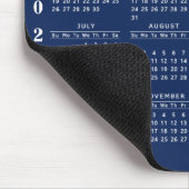2023 Calendar Foto Navy Blue Mit Monogramm Mousepad (Ecke)
