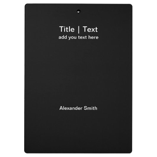 2023 Calendar Gold Script Business Foto Custom Klemmbrett (Rückseite)