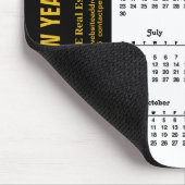 2023 Calendar Gold Script Minimalistisch Corporate Mousepad (Ecke)