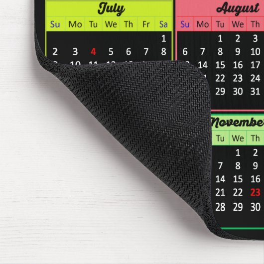 2023 Calendar Minimum Custom Business Mousepad (Ecke)