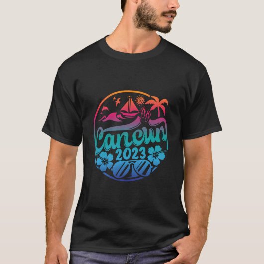 2023 Cancun Family Vacation Beach Matching Group T-Shirt (Vorderseite)