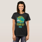 2023 Cedar Key Florida Shark T-Shirt (Vorne ganz)