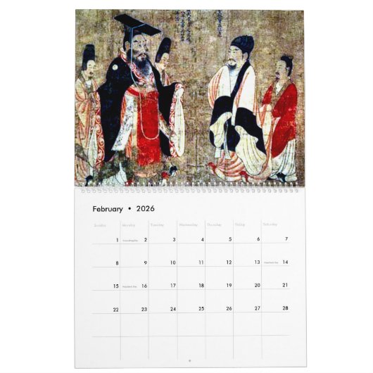2023 Chinesischer Kunstkalender Kalender (Feb 2026)
