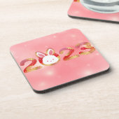 2023, Chinesisches Neujahr, Kaninchen Getränkeuntersetzer (Linke Seite)