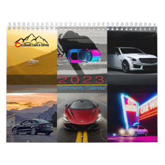 2023 Colorado Cars & Coffee Calendar Kalender
