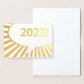 2023 Comic-Goldfolie Folienkarte (Anzeige)