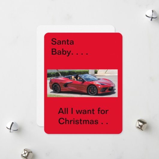 2023 Corvette zu Weihnachten (Vorderseite/Rückseite Beispiel)