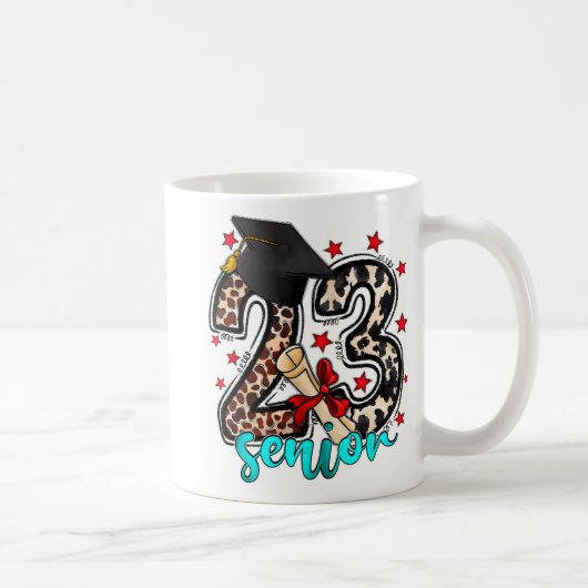 2023 Cowhide Cl von 2023 Abschluss Geschenke Kaffeetasse (Rechts)