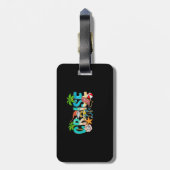 2023 Cruise Life Family Vacation Beach Gnome Match Gepäckanhänger (Rückseite vertikal)