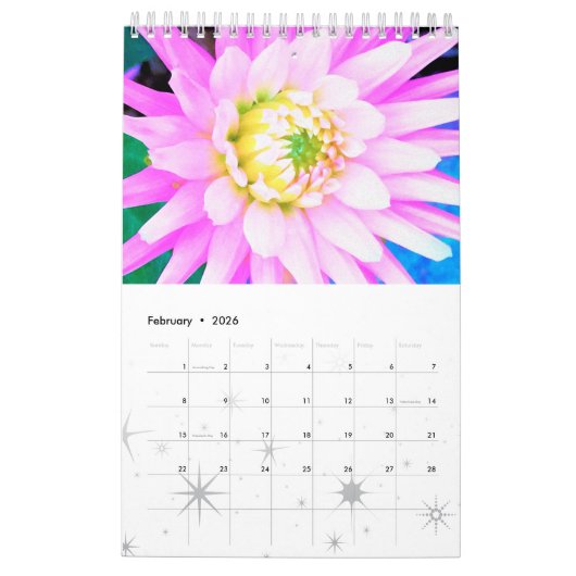 2023 Dahlia-Blume Kalender (Feb 2026)