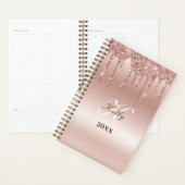 2023 Driving Rose Gold personalisierter Name Planer (Anzeige)