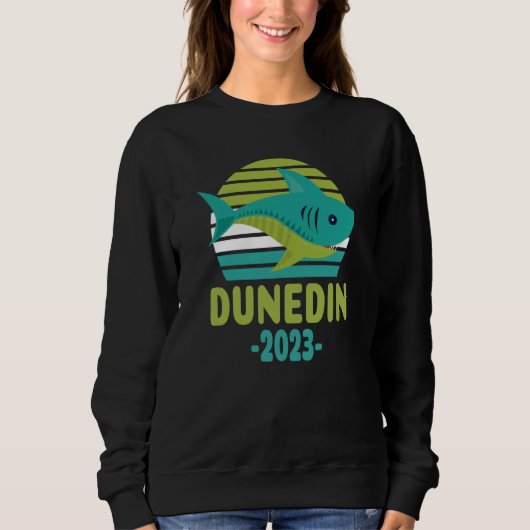 2023 Dunedin Florida Shark Sweatshirt (Vorderseite)