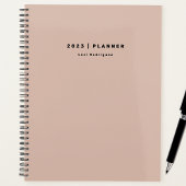 2023 Dusty Pink wöchentlich Monatsstart jederzeit Planer