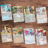 2023 Einfache, benutzerdefinierte FotoCollage 4 pr Kalender