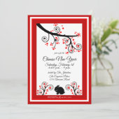 2023 Einladung chinesischer Kaninchen zum neuen Ja (Stehend Vorderseite)