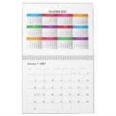 2023 farbenfrohe Kalendergestaltung Kalender (Jan 2027)