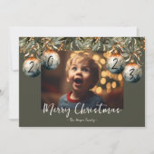 2023 Foto Aquarell Feiertagskarte (Vorderseite)