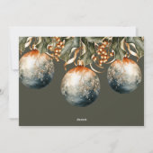 2023 Foto Aquarell Feiertagskarte (Rückseite)