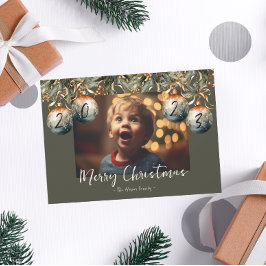 2023 Foto Aquarell Feiertagskarte