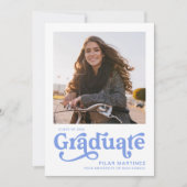 2023 Foto Blue Typografy Ankündigung (Vorderseite)