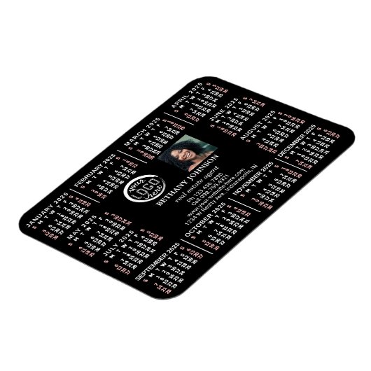 2023 Foto für kundenspezifische Firmenlogos Magnet (Linke Seite)