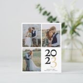 2023 Foto Hochzeit Dankeschön-Karte (Stehend Vorderseite)