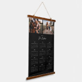 2023 Foto Kalender bearbeitbare Farbwandband Wandteppich Mit Holzrahmen (Gewinkelt)