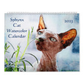 2023 Frischköpfe Sphynx Katzenbesitzer Geschenk Kalender (Titelbild)