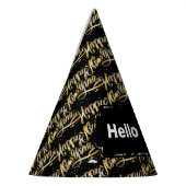 2023 Frohes Neujahrspapier Party Hut Partyhütchen (Links)