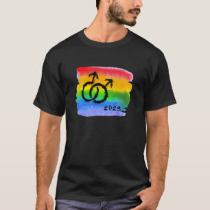 2023 für homosexuelle Männer Pride CSD homosexuell T-Shirt