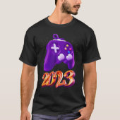2023 Gaming Level Unlock Video Game Controller B T-Shirt (Vorderseite)