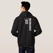 2023 Geboren 1973 römische Zahlen 50 Jahre alt Hoodie (Schwarz voll)