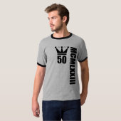 2023 Geboren 1973 römische Zahlen 50 Jahre alt T-Shirt (Vorne ganz)