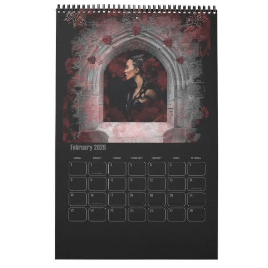 2023 Gotische Mädchen Kalender (Feb 2026)